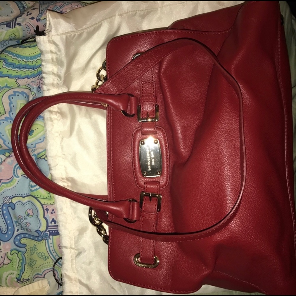 Red Michael Kors shoulder bag